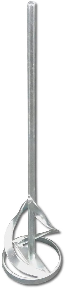 Rondemixer - Verfroerder garde - Mengen van vloeistoffen - Verzinkte uitvoering - 80 x 400 mm - Zilverkleurig — afbeelding 2