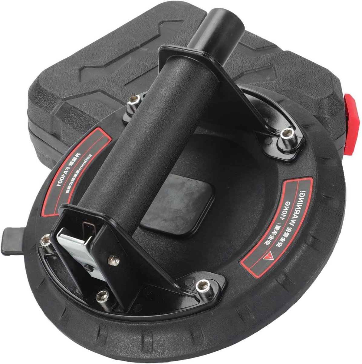 Glazen Zuignap - Vacuüm Lifter - Zware Objecten Verplaatsen - Krachtige Zuigkracht - 8 Inch Diameter - Zwart
