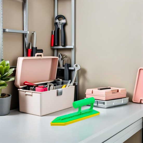 Tegel Voegspaan - Kitspatel Spons - Gelijkmatig Voegen - Ergonomische Handgreep - 23 cm - Diverse kleuren van Merkloos	 — afbeelding 3