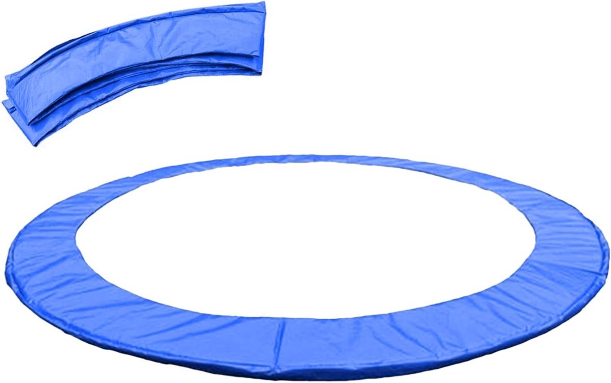 Trampoline Beschermhoes - Randafdekking Veiligheid - Veilig Spelen - Weerbestendig Materiaal - 244 cm - Blauw