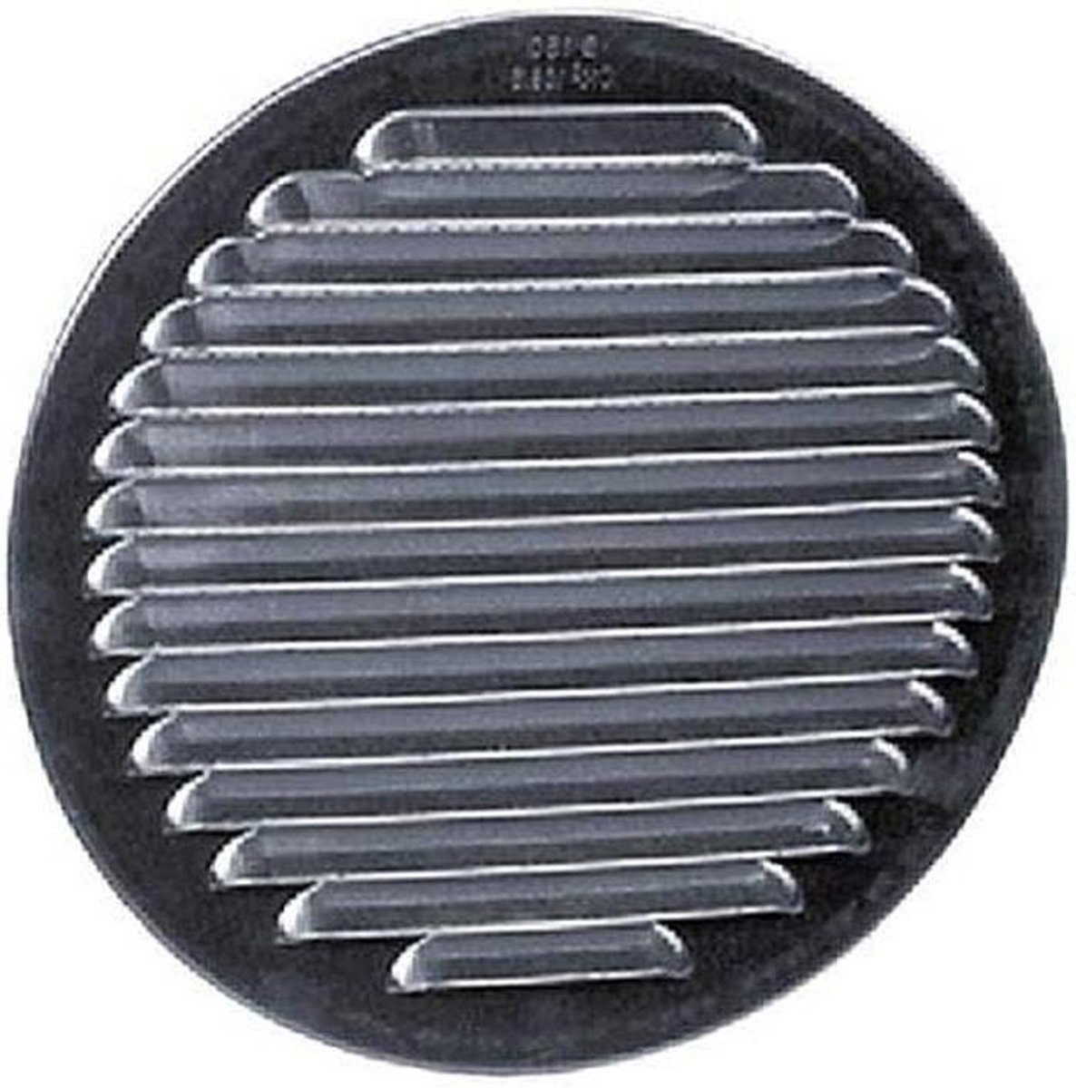 Ventilatierooster Aluminium - Afdekplaat Ventilatie - Luchtcirculatie Verbeteren - Met Inbouw Net - Ø 18 cm - Aluminiumkleur