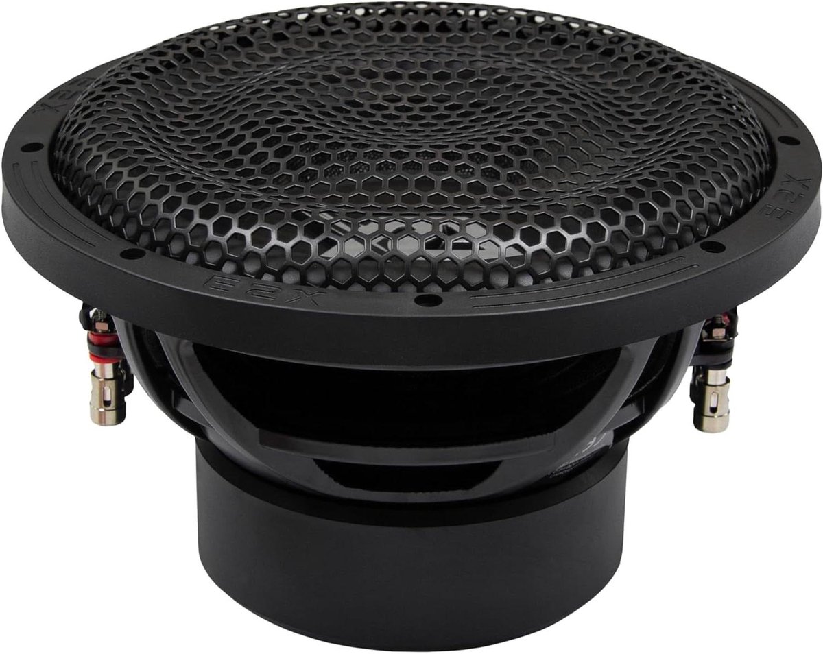 Subwoofer - Autoluidspreker - Muziek Luisteren - Inclusief Beschermrooster - 25 cm - Zwart