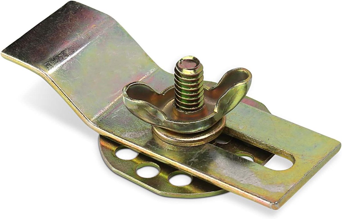 Onderbouwspoelklemmen - Gootsteenbeugels Steunen - Keuken Installatie - Heavy Duty Staal - 10 Delige Set - Brons