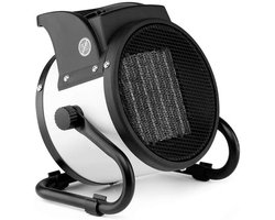 Keramische Ventilator - Werkplaatskachel - Snelle Verwarming - 2 Warmtestanden - 30 x 30 x 17.5 cm…