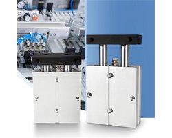 Luchtcilinder - Pneumatische cilinder - Automatiseren van beweging - Twee-assige werking - Boring 32mm - null