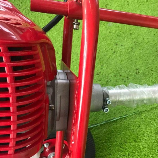 Benzine Veegmachine - Motorbezem - Oprit Reinigen - 60cm Veegrol - 43cc Motor - Zwart — afbeelding 2