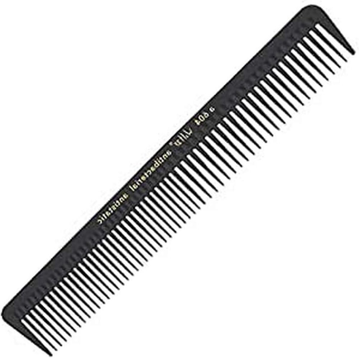 Universele Kam - Haarkam Styling - Haar Vormgeven - Antibacteriële Werking - 19 cm - Zwart