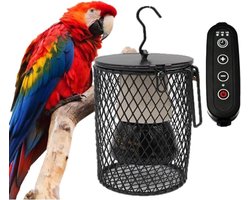 Keramische Warmtelamp - Reptielenlamp - Terrarium Klimaat - Met Timer - 100 Watt - Zwart