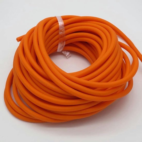 Latex Buis - Elastisch Touw - Naaien en Knutselen - Gemakkelijk Op Maat - 5 Meter - Zwart — afbeelding 3