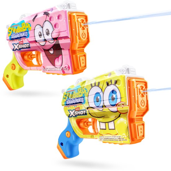 XSHOT Snelvullend Waterpistool Songebon 2-Pack ZURU Speelgoedblaster