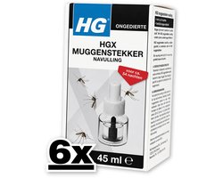 6x HGX Muggenstekker Navulling