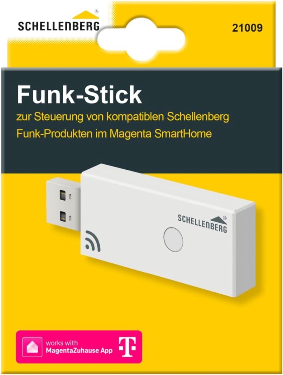 Schellenberg 21009 Magenta SmartHome draadloze stick voor het bedienen van draadloze Schellenberg-producten