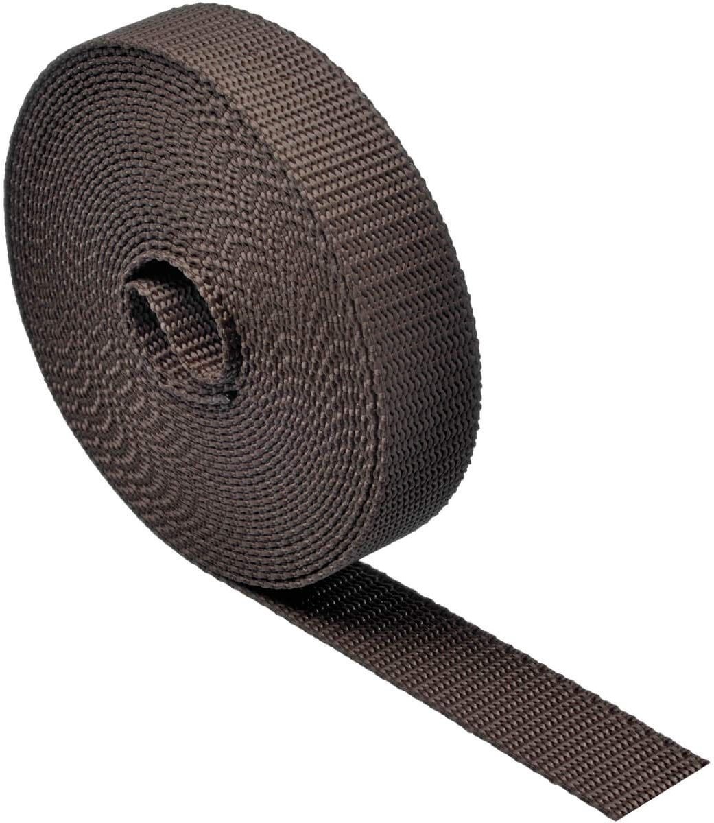 Schellenberg 36007 Rolluikband 23 mm x 6,0 m System MAXI, rolluikband, webbing, rolluiktape, zwart