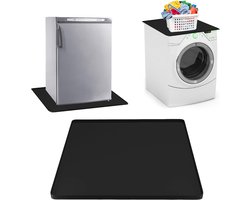 RONN® Lekbak Wasmachine - Lekbak - Anti Trillingsmat Wasmachine - Lekbak Wasmachine- Lekbak Wasmachine Universeel - Zwart- 60cm x 60cm x 2cm