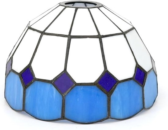 Uniqq Lampenkap velours konings blauw 25 cm - 25 cm hoog Uniqq Lampenkap velours konings blauw 25 cm - 25 cm hoog