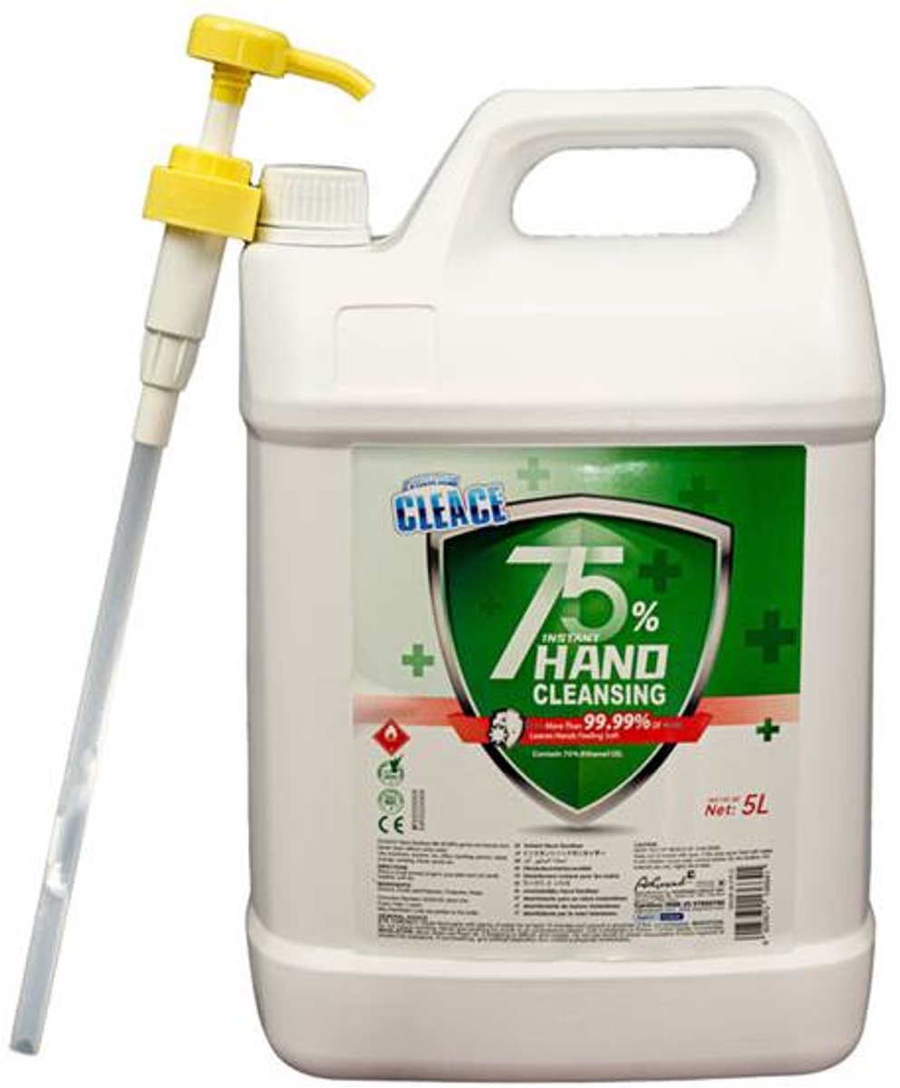 Alcoholgel Luiquid 75% 5 liter