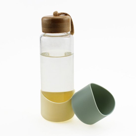 Beschermhoes — 2-pack — Onregelmatige vorm — Siliconen bekerhoes — Wrijvingsremmend — Bescherming voor waterflessen — Geschikt voor bekers voor koude en warme dranken, reismokken, koffiebekers, geïsoleerde bekers en meer — 7 x 5 cm — afbeelding 4