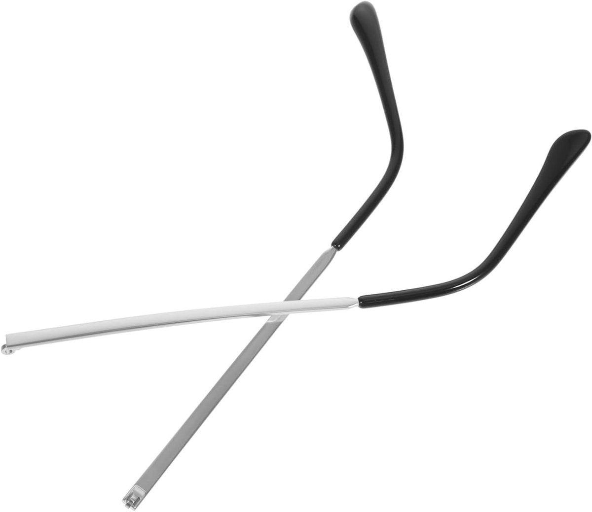 Brilpoten Vervanging - Reparatieset Brillenglazen - Brillen Repareren - Universele Pasvorm - 13.6 cm Lengte - Zilver