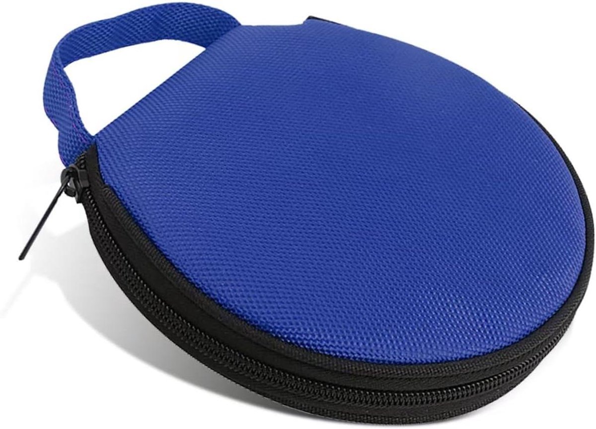 CD Opbergtas - DVD Houder - Media Beschermen - Sterk Oxford Doek - 6.3 Inch Diameter - Blauw