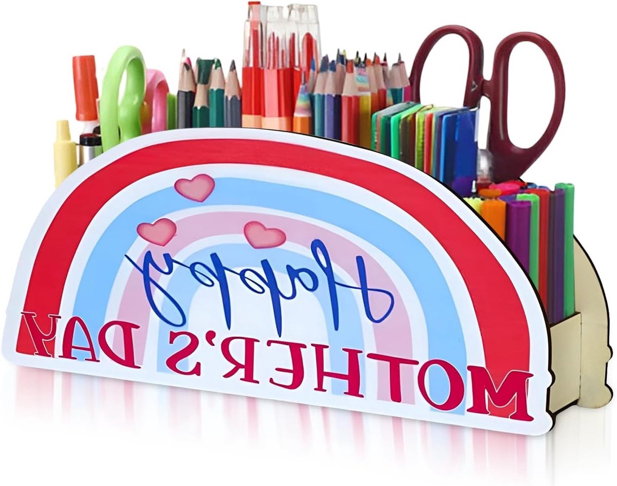 Stylish Acryl Pennenhouder - Desk Organizer voor Kantoor en Thuis, Perfect voor Kantoorbenodigdheden en Bureauaccessoires (Blauw)