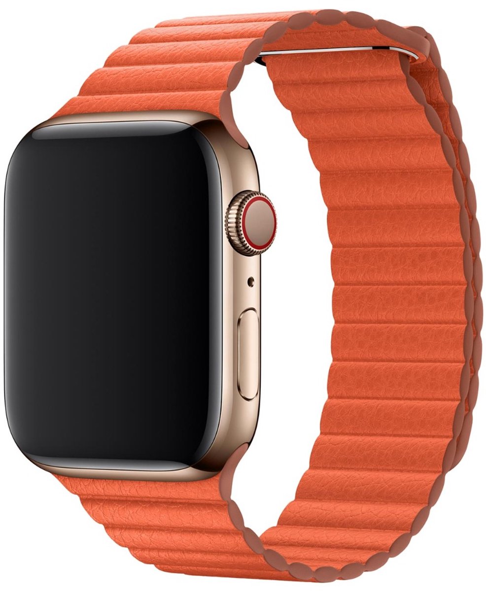 Apple Leather Loop Apple Watch 44mm / 45mm / 46mm / 49mm Sunset L
