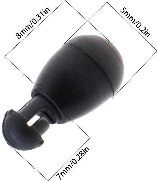 SPHProducts - Quick Change Kralen - Vissen Connector - Ideaal voor Haaklengte - Zwart - Shock Kralen - Multifunctioneel voor Karper Vissen - 50 Stuks van Sphproducts — afbeelding 4