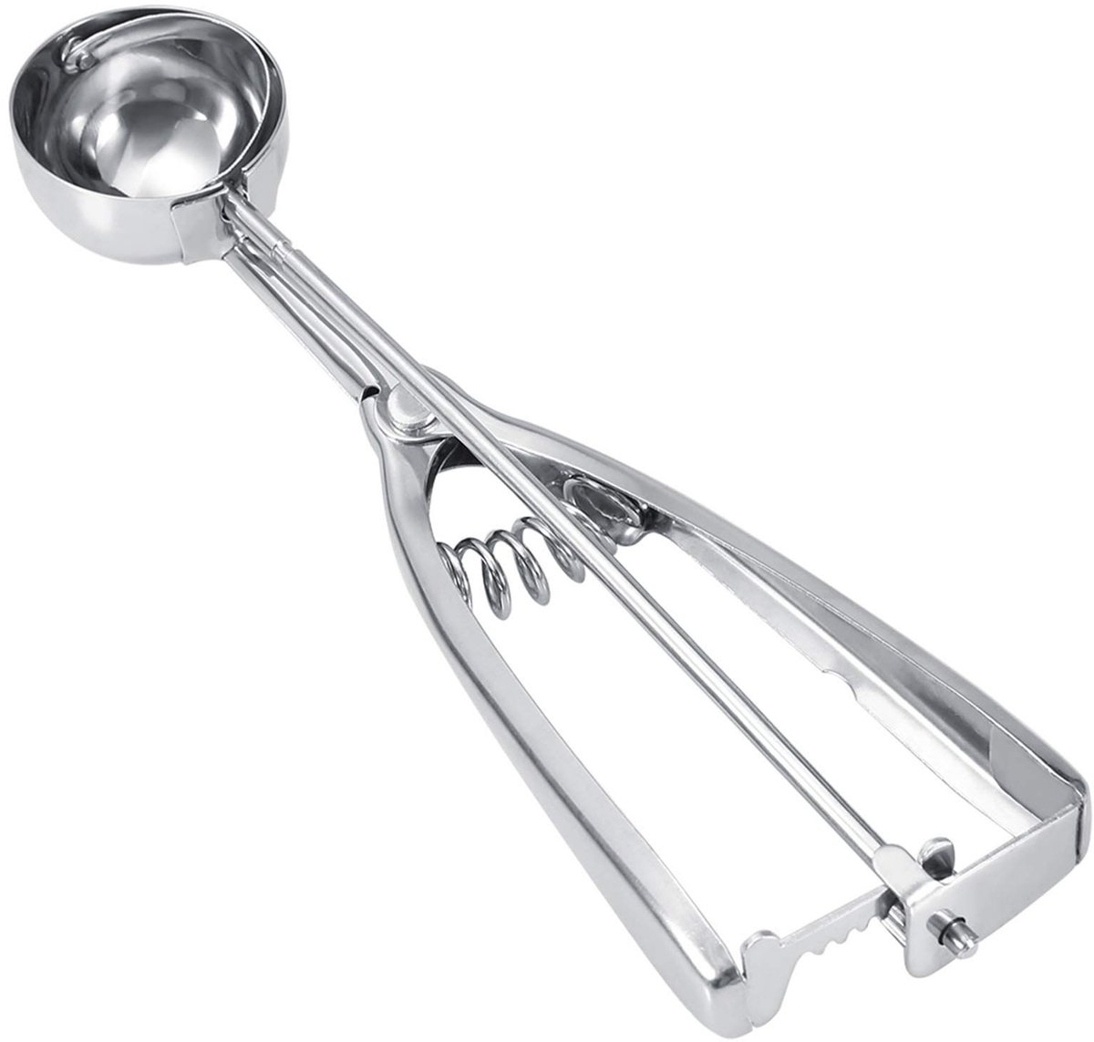 ONF3 - Kleine Ijsschep - Cookie Scoop - Roestvrij Staal - 4cm Diameter - Voor IJs en Koekjes - Vaatwasserbestendig