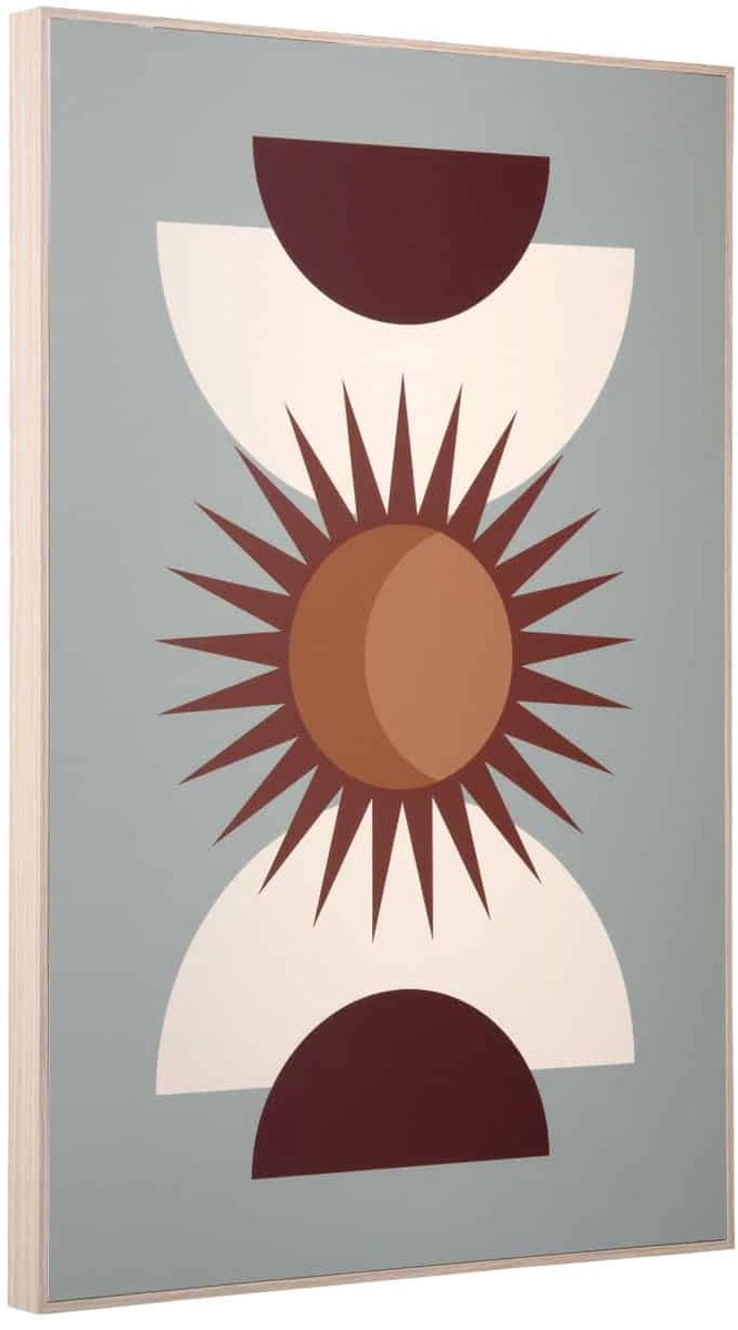 Wanddecoratie Armonia Sol - Multicolor - 3x40x60cm - Modern