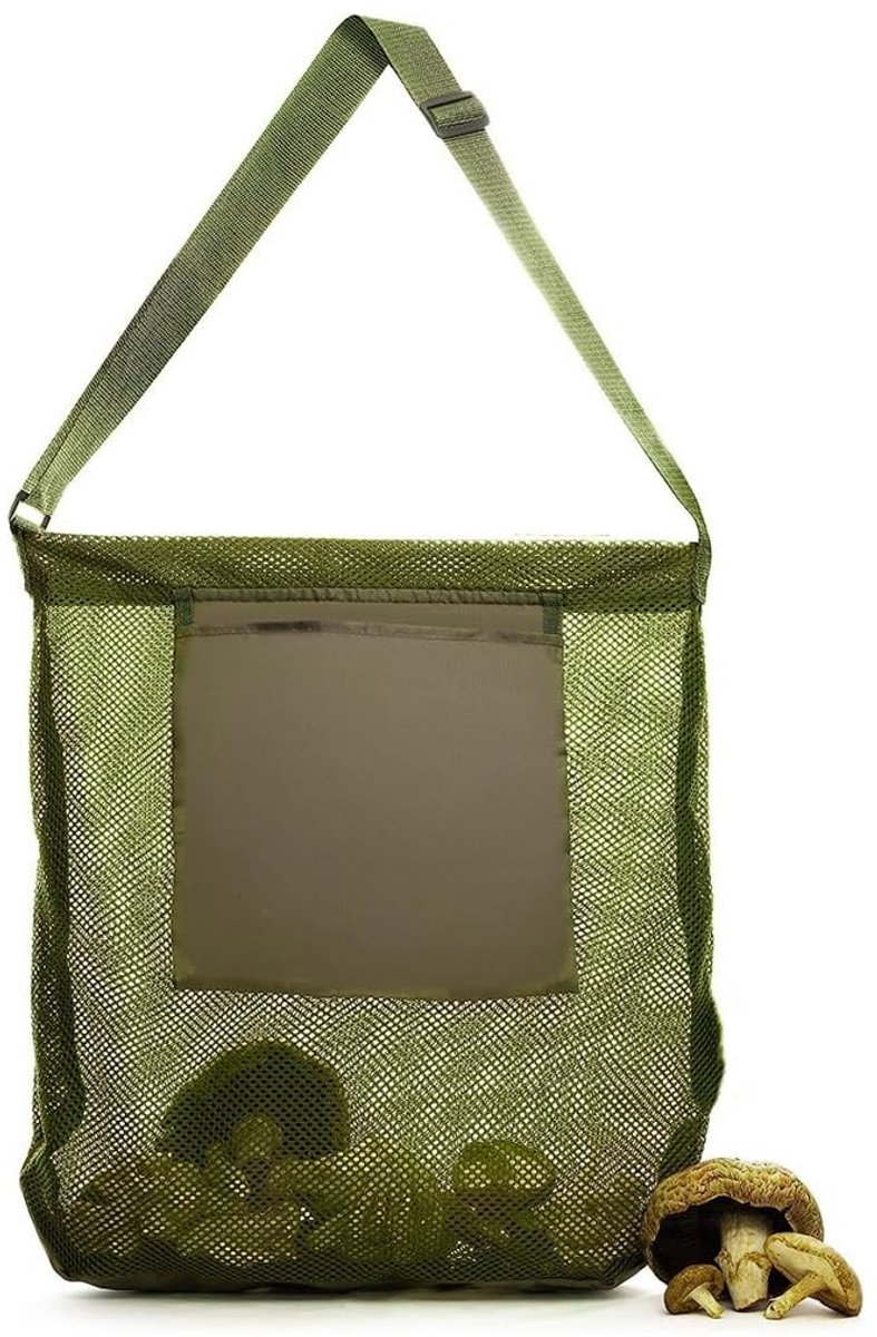 Store_8 - Rugzak Paddenstoelmand - Paddenstoelenjacht Tas - Grote Capaciteit - Mesh Tas - Fruit Oogst Tas - Geschikt voor Oogst - Model IKO2410JK029