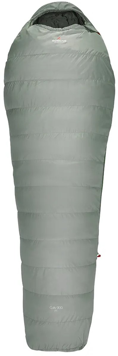 Robens Gully 300 +4°c Slaapzak Groen Regular / Left Zipper