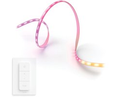 Philips Hue Flux LED strip 4 meter - Wit en Gekleurd Licht - Light Strip - Incl. Hue Dimmer Switch - Hue White and Color Ambiance