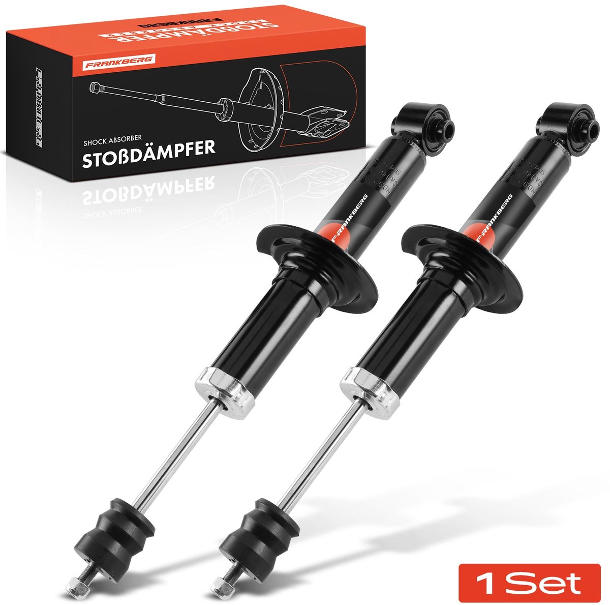 Frankberg 2x Schokdemper Achteras voor Subaru