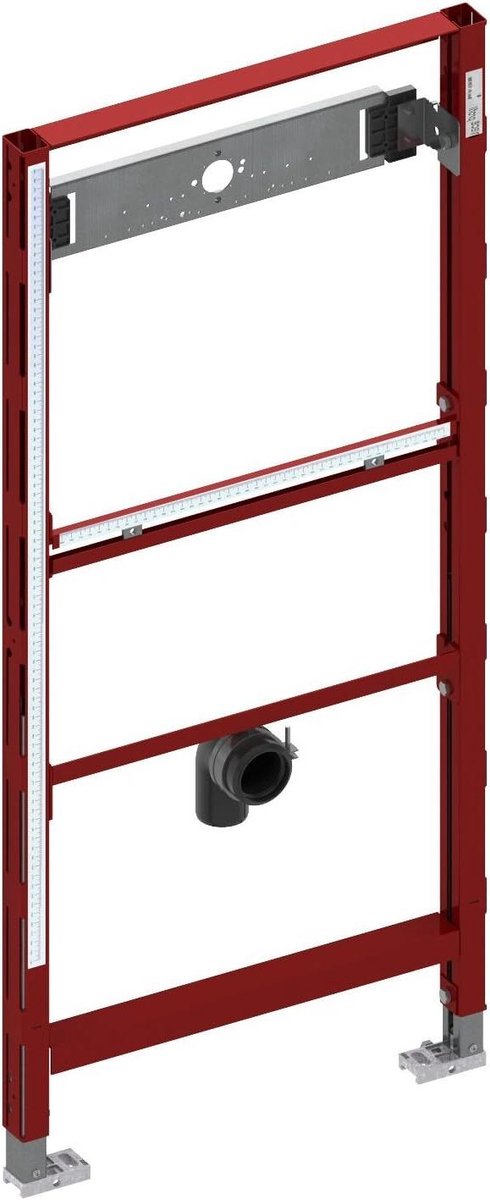 Urinoir Module - Wandmodule - Sanitaire Installatie - Voorgemonteerde Inbouwset - 1120 mm Bouwhoogte - Wit