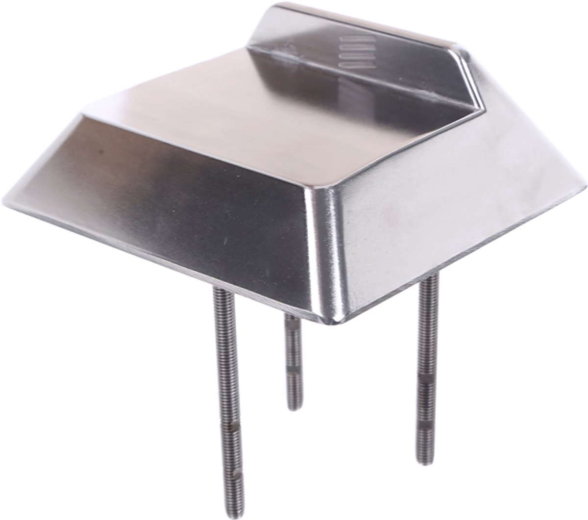 Alberts 159126 Uitloopplaat, aluminium spuitgietwerk, 180 x 180 mm, 70 mm boven de grond