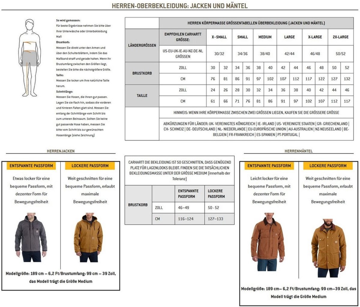 Carhartt Stretch Insulated Jacket 106981 Carhartt® Brown-S