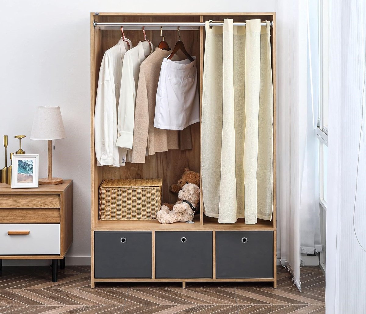 Luxe Kledingkast – 105x48x160 cm – Industrohome