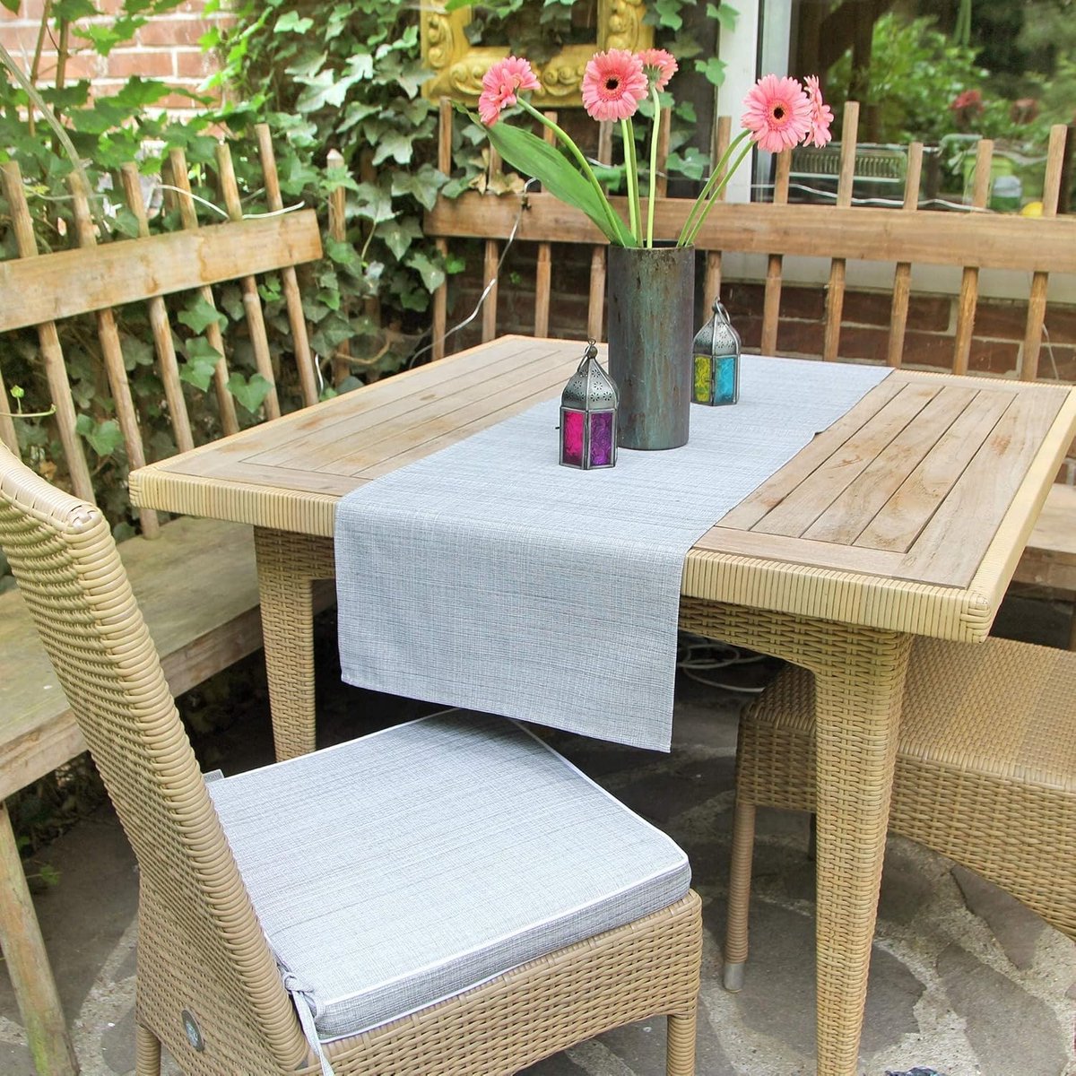 Tafelkleed - Afwasbaar Kleed - Bescherming Tafel - Vlekwerend - 140 x 220 cm - Grijs