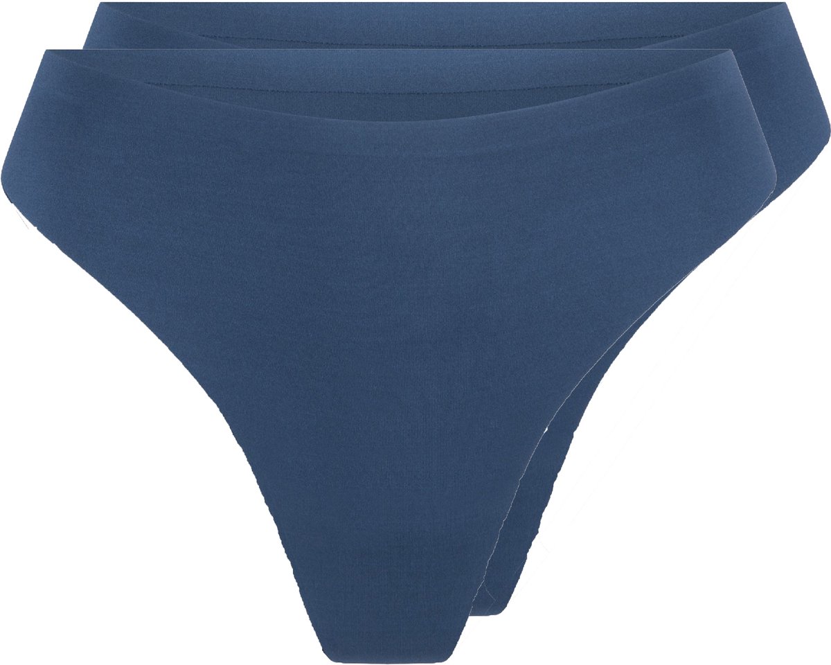 LingaDore - 2-Pack String Dark Denim - maat XL - Blauw