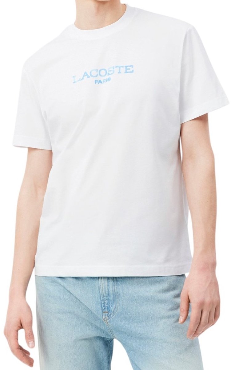 Lacoste Heren T-Shirt TH1435/001 1HT1 Wit