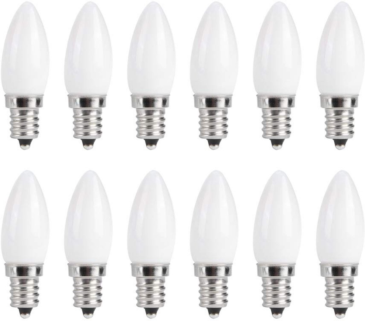 Store_7 - Led Lamp - Decoratieve Kandelaar - Warm Wit - E12 Mini Lamp - Huis en Hotel Verlichting - 10 Stuks
