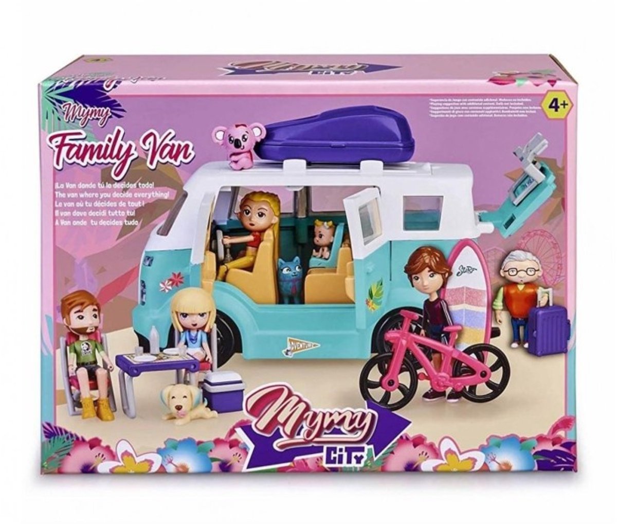 Famosa Mymy City camper met veel accessoires