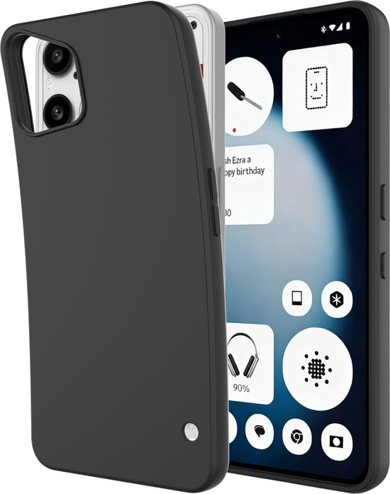 Just in case Soft Design Nothing Phone (3a) Lite Back Cover Zwart