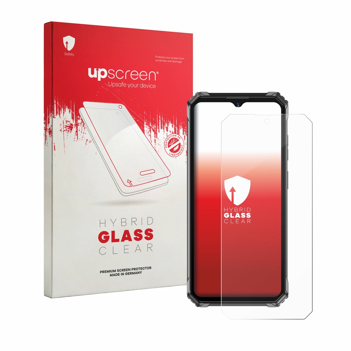 upscreen - Screenprotector voor Oukitel G7 - Folie Beschermfolie Beschermglas transparant