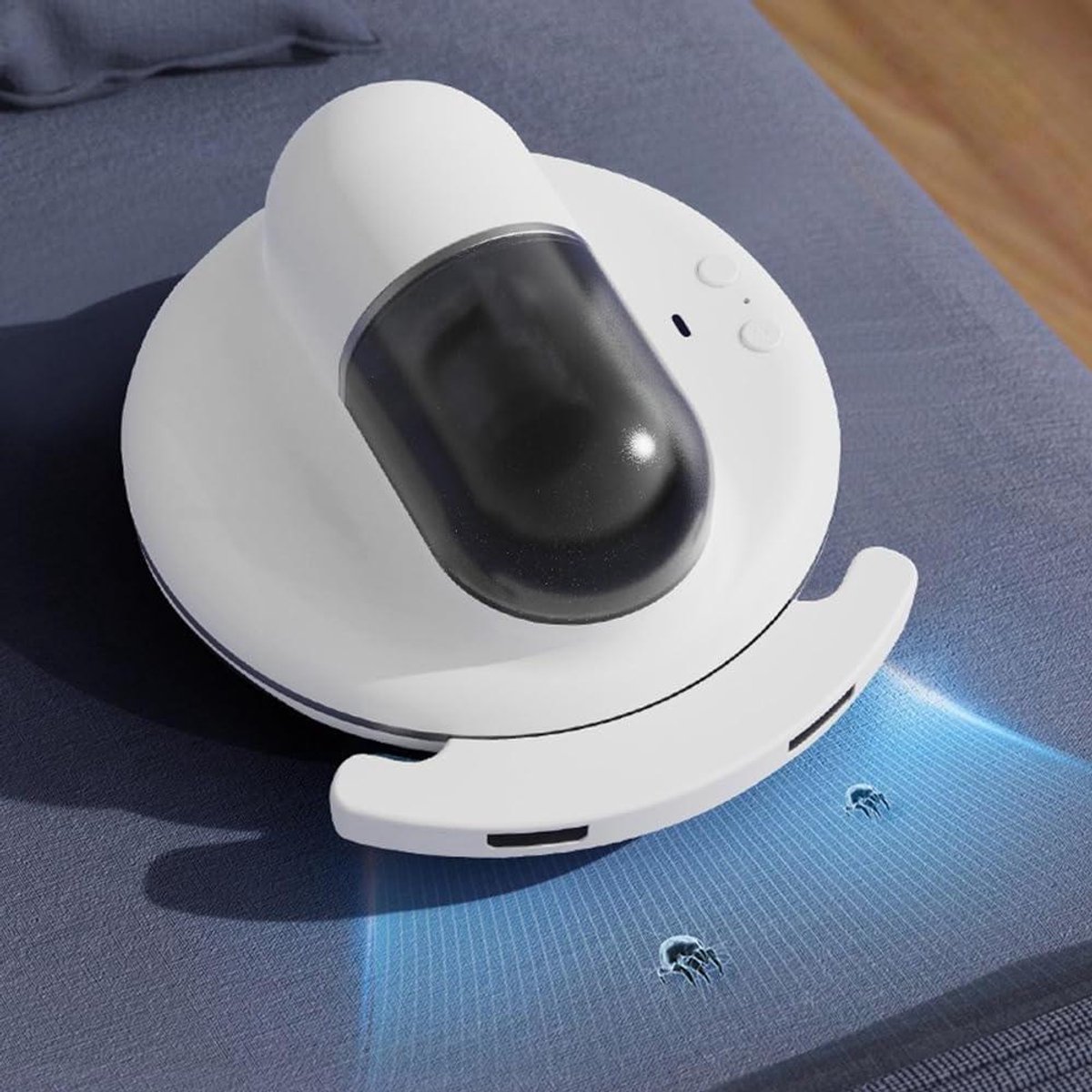 Mijtzuiger Matras - Bedreiniger Apparaat - Hygiënisch Slapen - UV-C Licht Reiniging - 250 Gram - Zwart