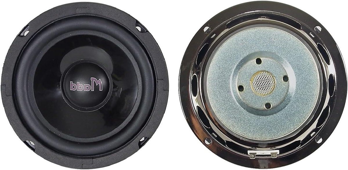 Inbouw Woofer - Auto Speaker - Voertuig Geluid - 30W RMS Vermogen - 65 Inch - Zwart