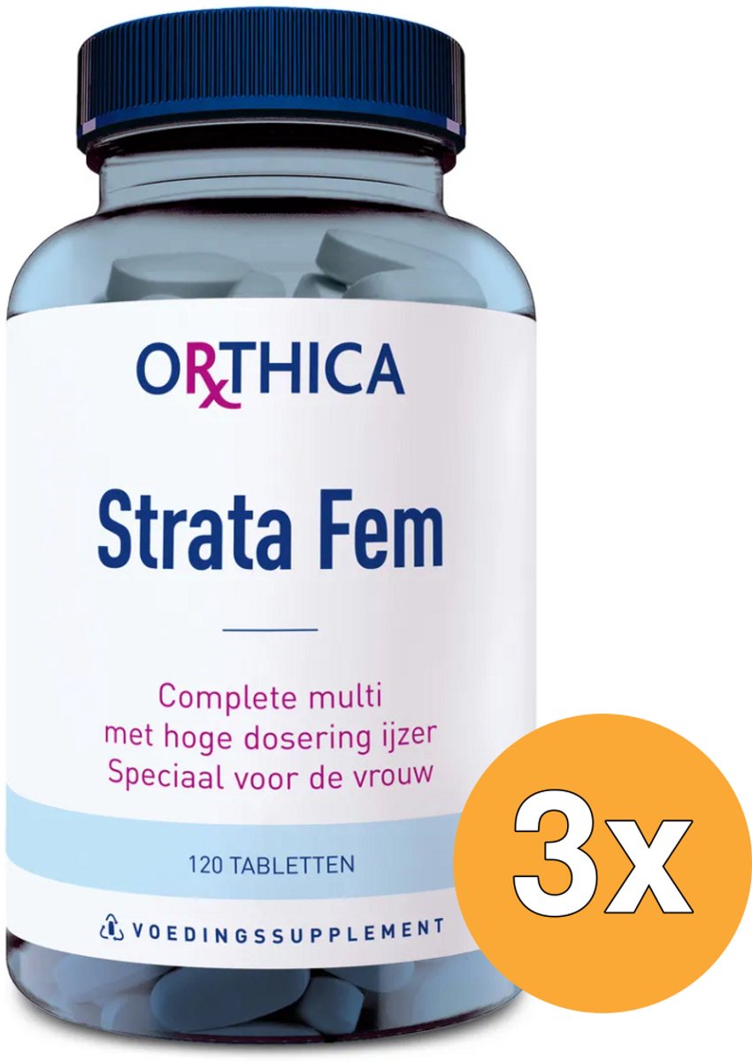 3x Orthica Multi Strata Fem (120 tabletten)