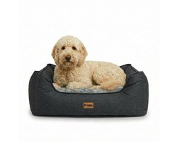 Pebble hondenmand 90 x 60 cm - Grijs - Orthopedisch hondenbe
