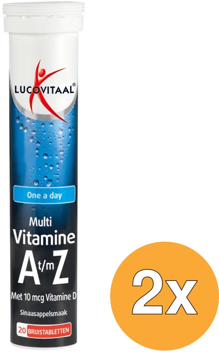 2x Lucovitaal Multi A-Z (20 bruistabletten)