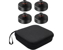 4 Stuks Rubber Pads voor Auto Jack, Geschikt voor Tesla Model 3/X/S/Y, Stabiliteit en Bescherming met Opbergdoos, Ideaal voor Onderhoud en Reparatie