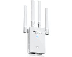 Wifi Extender – Internet Booster – Draadloze Dekking – Mesh Wifi 6X – 10.000 Vierkante Voet – Wit Mat